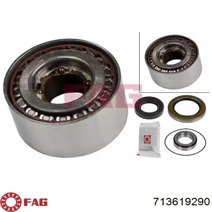 Lożysko piasty tylnej FAG 713619290 cena, od 38,73 USD