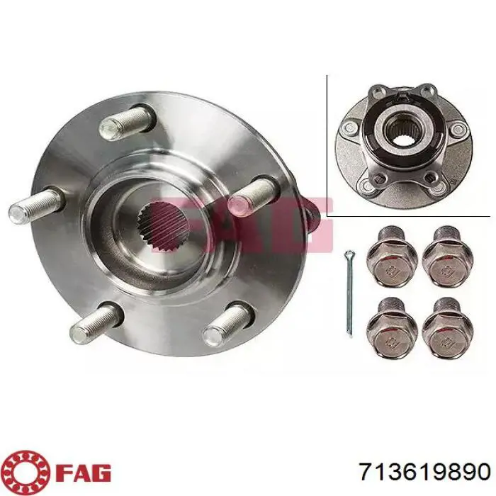 Piasta tylna FAG 713619890 cena, od 223,39 USD