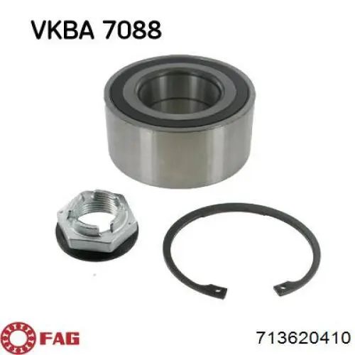 Łożysko piasty przedniej FAG 713620410 cena, od 54,04 USD