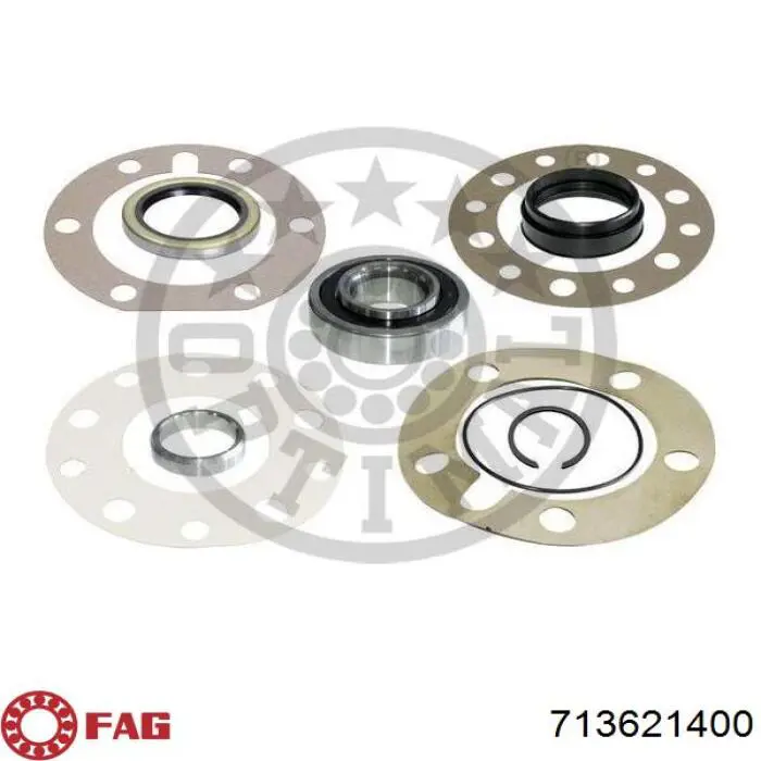 Łożysko piasty przedniej FAG 713621400 cena, od 51,69 USD