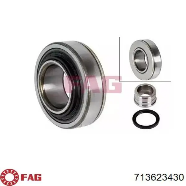 Lożysko piasty tylnej FAG 713623430 cena, od 21,09 USD