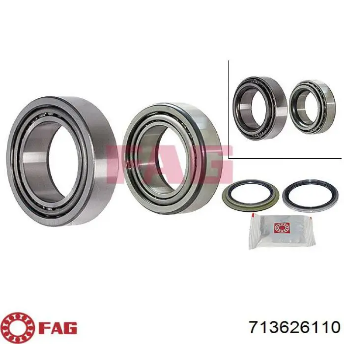 Łożysko piasty przedniej FAG 713626110 cena, od 27,61 USD