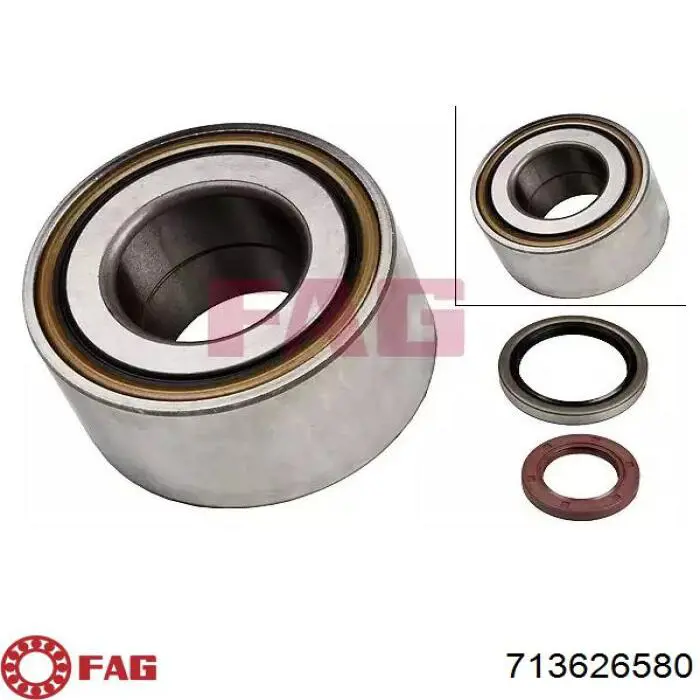 Lożysko półosi mostu tylnego FAG 713626580 cena, od 43,14 USD