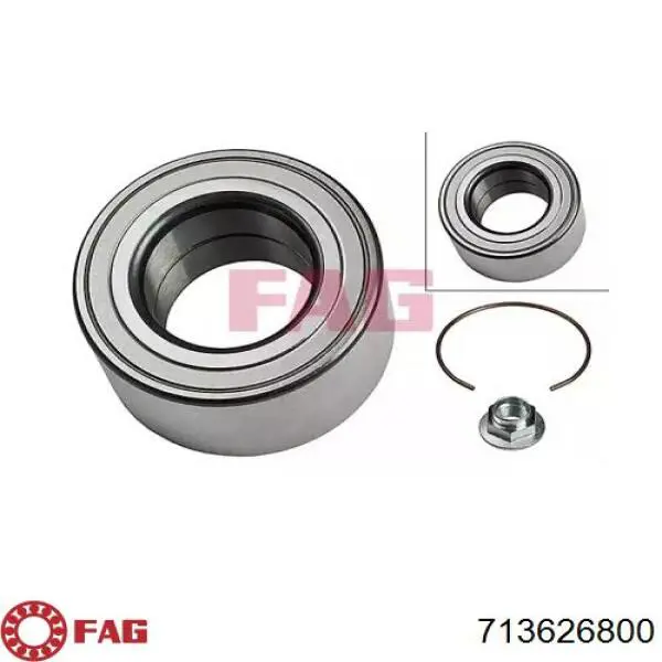 Łożysko piasty przedniej FAG 713626800 cena, od 22,68 USD