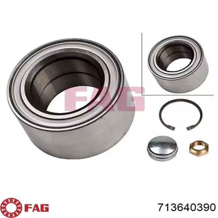 Łożysko piasty przedniej FAG 713640390 cena, od 35,34 USD