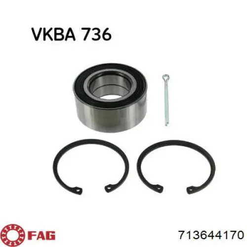 Łożysko piasty przedniej FAG 713644170 cena, od 17,01 USD
