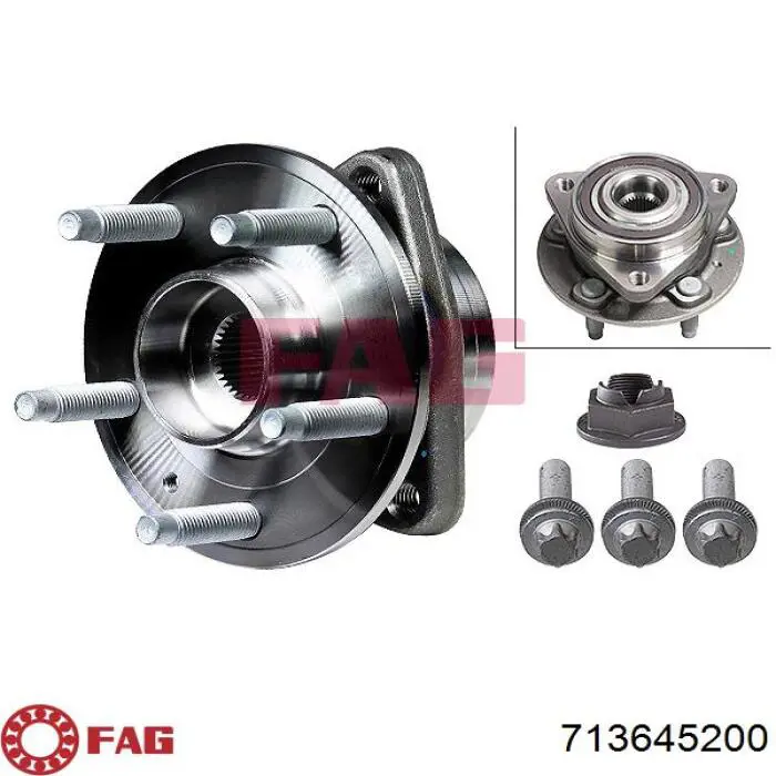 Piasta przednia FAG 713645200 cena, od 140,10 USD