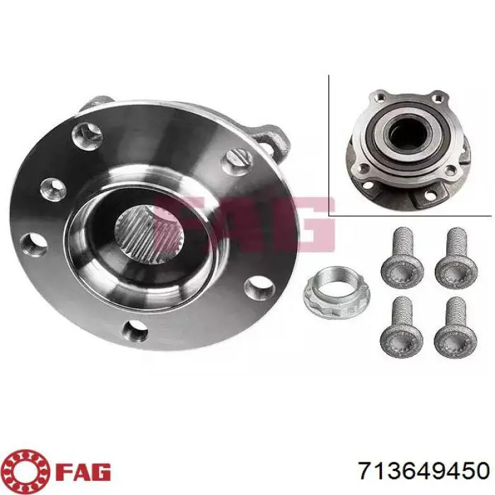 Piasta przednia FAG 713649450 cena, od 98,26 USD