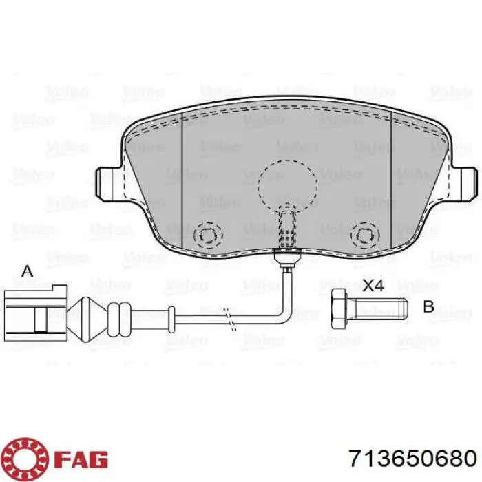Do koszyka 9819074780 Peugeot/Citroen Piasta tylna