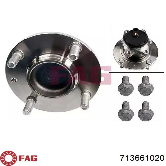 Piasta tylna FAG 713661020 cena, od 68,54 USD