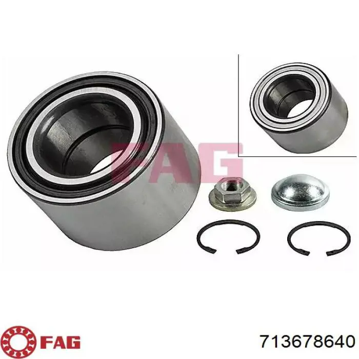 Lożysko piasty tylnej FAG 713678640 cena, od 24,54 USD