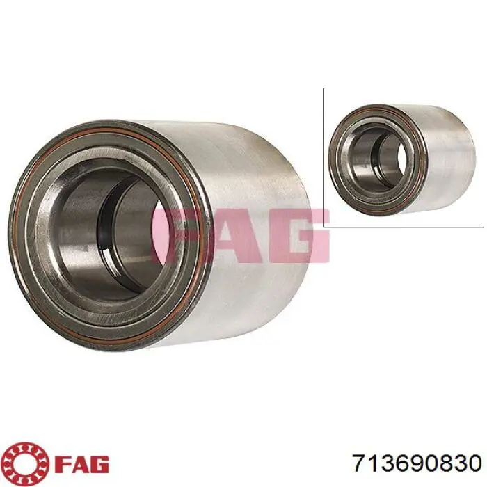 Łożysko piasty przedniej FAG 713690830 cena, od 32,45 USD