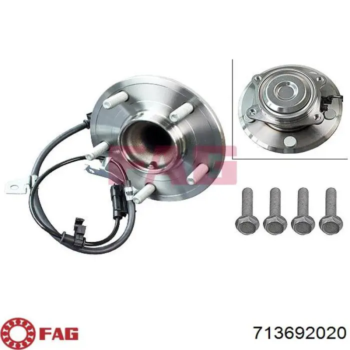 Piasta tyłna prawa FAG 713692020 cena, od 96,50 USD
