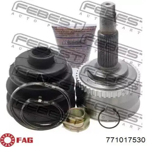 Przegub homokinetyczny przedni zewnętrzny FAG 771017530 cena, od 46,02 USD