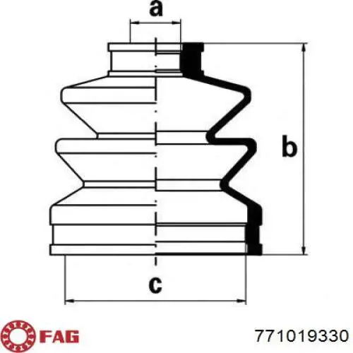 Przegub homokinetyczny przedni zewnętrzny FAG 771019330 cena, od 33,97 USD