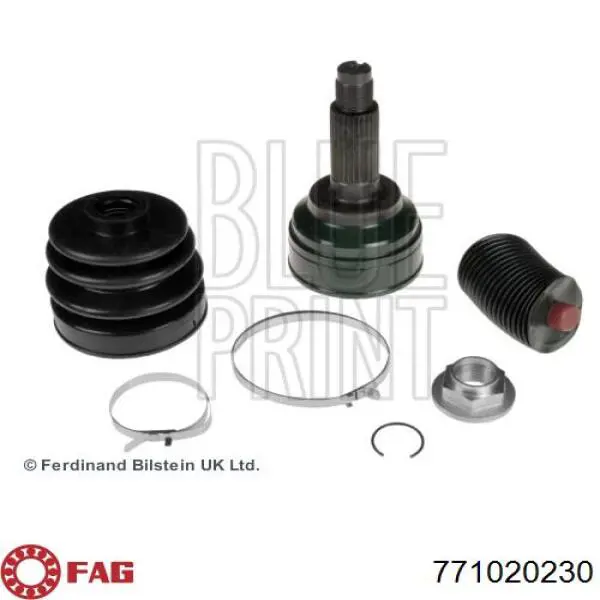 Przegub homokinetyczny przedni zewnętrzny FAG 771020230 cena, od 43,29 USD