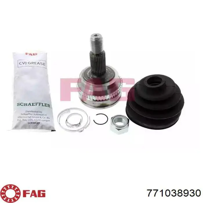 Przegub homokinetyczny przedni zewnętrzny FAG 771038930 cena, od 49,17 USD