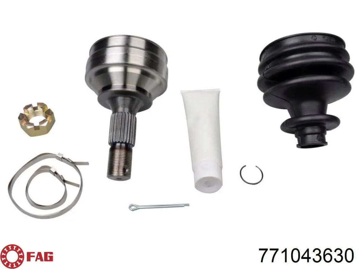 Przegub homokinetyczny przedni zewnętrzny FAG 771043630 cena, od 41,97 USD
