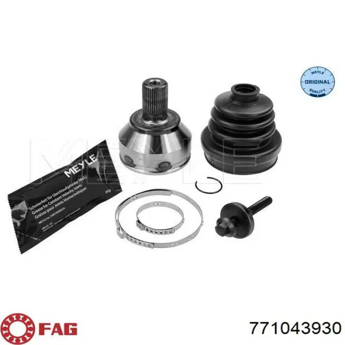 Przegub homokinetyczny przedni zewnętrzny FAG 771043930 cena, od 42,66 USD
