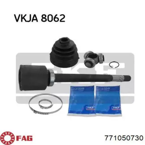Do koszyka 771050730 FAG Przegub homokinetyczny przedni zewnętrzny