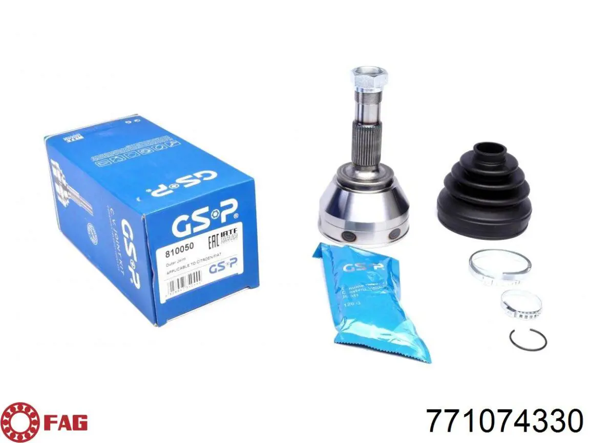 Przegub homokinetyczny przedni zewnętrzny FAG 771074330 cena, od 53,50 USD