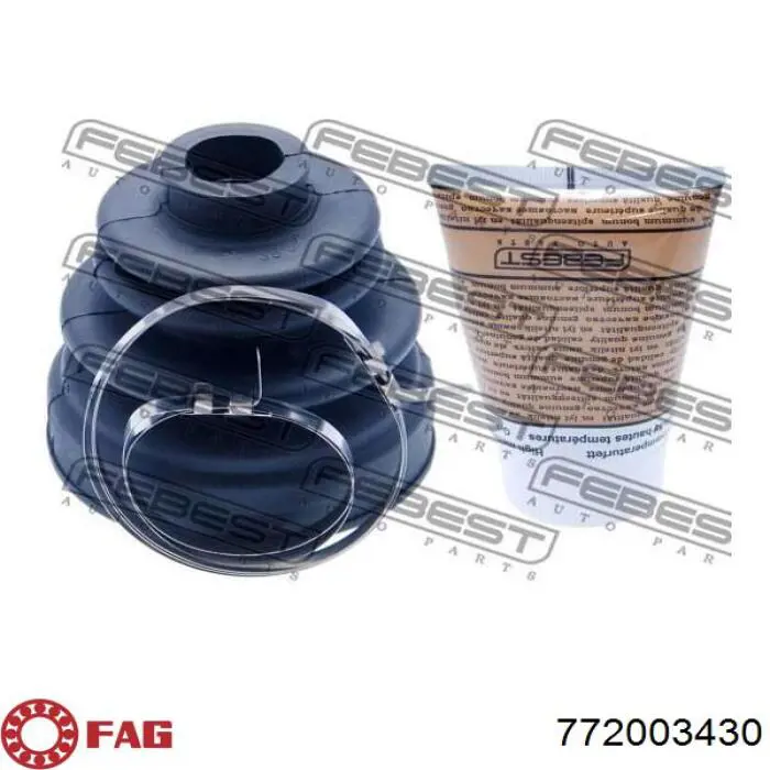 Osłona przegubu homokinetycznego półosi przedniej zewnętrzna FAG 772003430 cena, od 12,98 USD