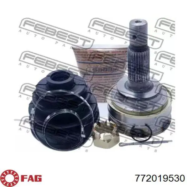Osłona przegubu homokinetycznego półosi przedniej wewnętrzna 772019530 FAG