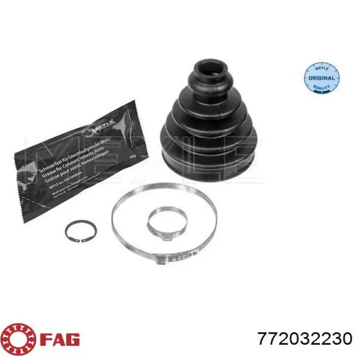 Do koszyka 772032230 FAG Osłona przegubu homokinetycznego półosi przedniej wewnętrzna