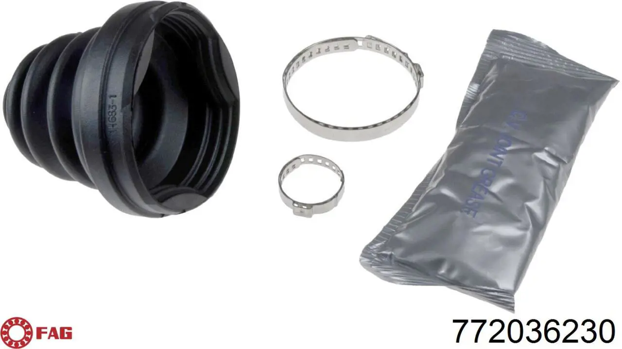 Osłona przegubu homokinetycznego półosi przedniej wewnętrzna FAG 772036230 cena, od 18,09 USD
