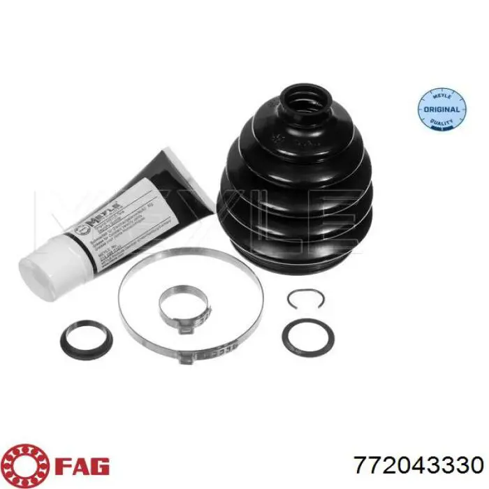 Osłona przegubu półosi tylnej zewnętrzna FAG 772043330 cena, od 14,67 USD