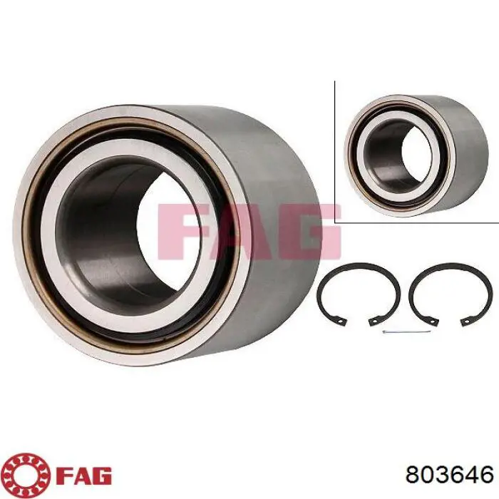 803646 FAG Łożysko piasty przedniej