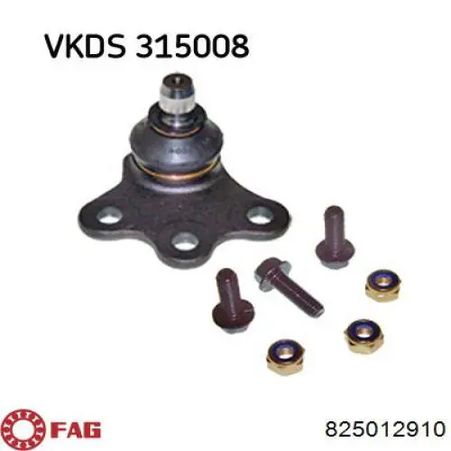 Sworzeń wahacza dolny lewy FAG 825012910 cena, od 15,56 USD