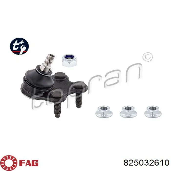 Sworzeń wahacza dolny lewy FAG 825032610 cena, od 15,97 USD