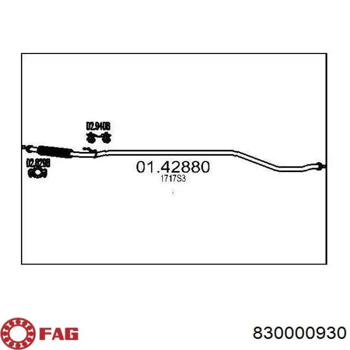 Sworzeń koła FAG 830000930 cena, od 60,52 USD