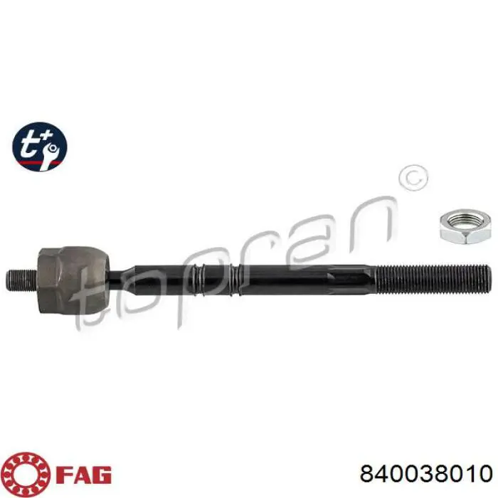 Drążek kierowniczy FAG 840038010 cena, od 15,21 USD