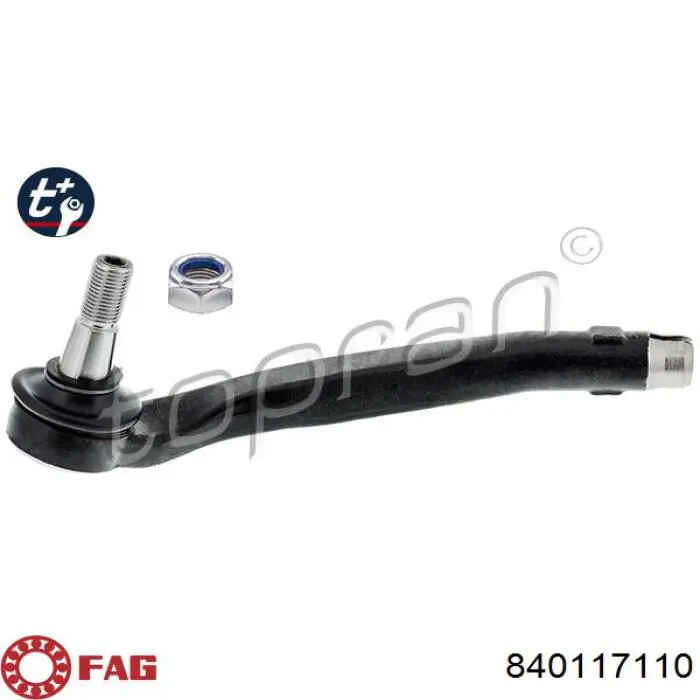 Końcówka drążka kierowniczego zewnętrzna FAG 840117110 cena, od 21,06 USD
