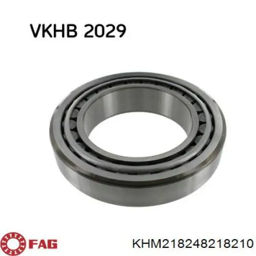 Lożysko piasty tylnej FAG KHM218248218210 cena, od 51,90 USD