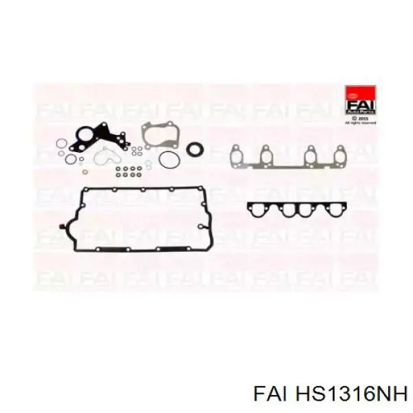 HS1316NH FAI zestaw uszczelek silnika górny