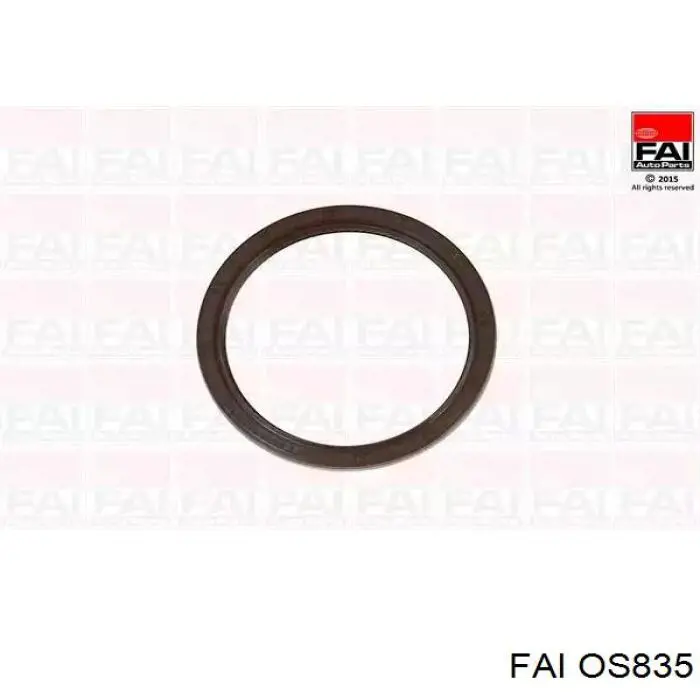 Do koszyka OS835 FAI Uszczelniacz wału korbowego silnika tylny