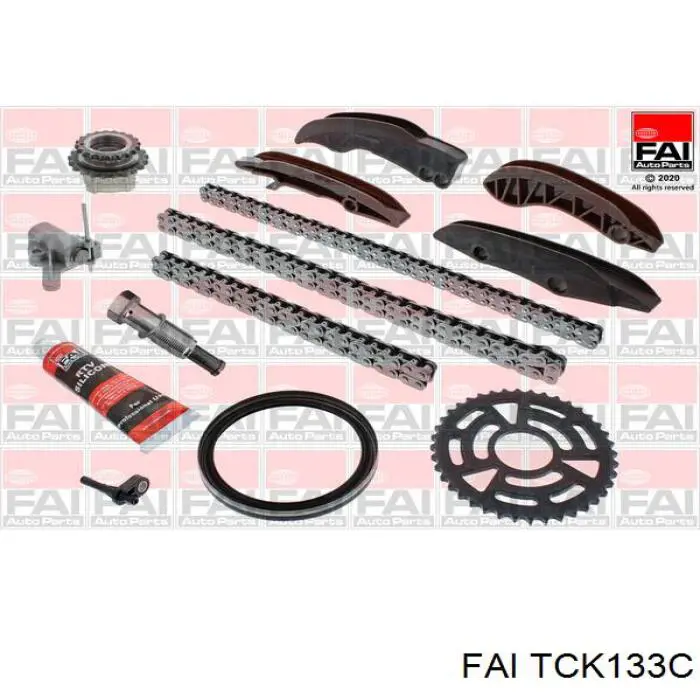 Łańcuch rozrządu, zestaw FAI TCK133C cena, od 226,68 USD
