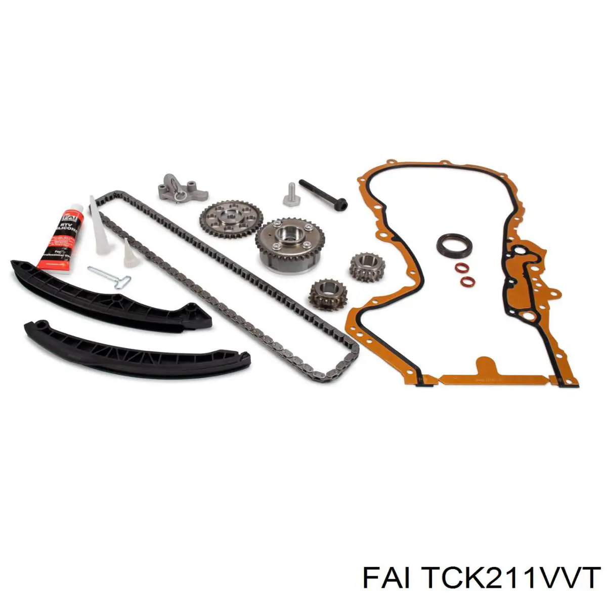 Do koszyka TCK211VVT FAI Łańcuch rozrządu górny, zestaw