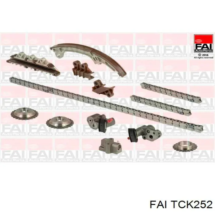 Łańcuch rozrządu, zestaw FAI TCK252 cena, od 338,98 USD