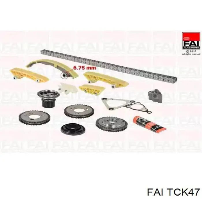 Łańcuch rozrządu, zestaw FAI TCK47 cena, od 343,14 USD