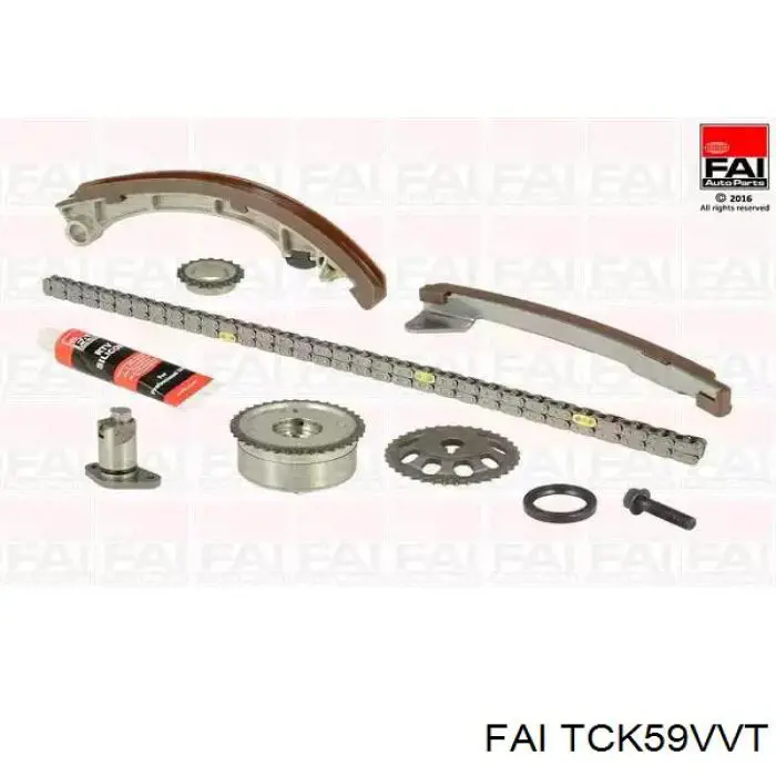 Łańcuch rozrządu, zestaw FAI TCK59VVT cena, od 214,03 USD