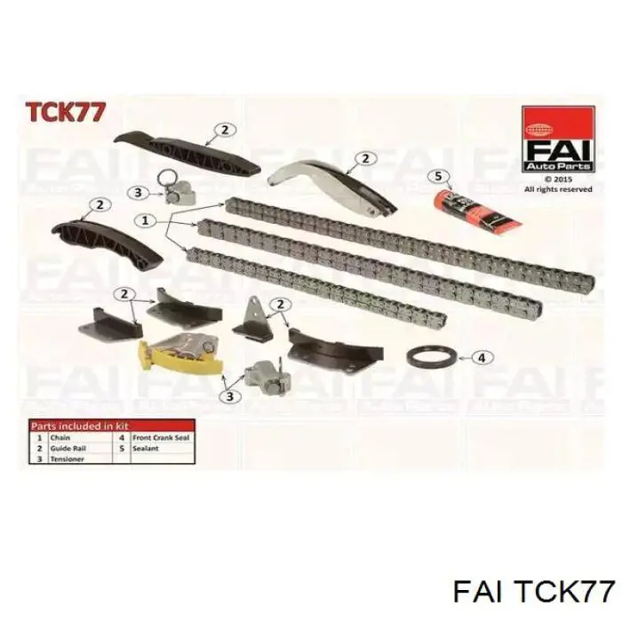 Łańcuch rozrządu, zestaw FAI TCK77 cena, od 239,86 USD