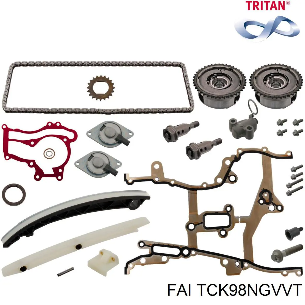 Łańcuch rozrządu, zestaw Chevrolet Aveo II hatchback (T250, T255) (2006 - 2011) cena, od 631,07 USD