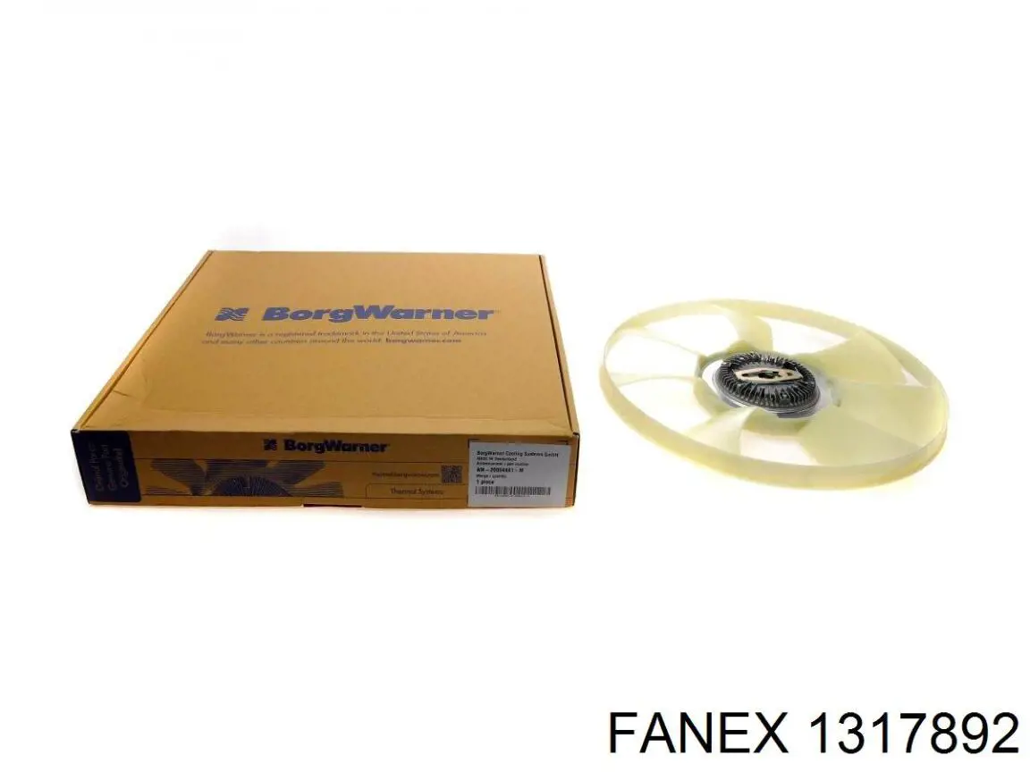 Sprzęgło wiskotyczne wentylatora chłodzenia Fanex 1317892 cena, od 90,97 USD