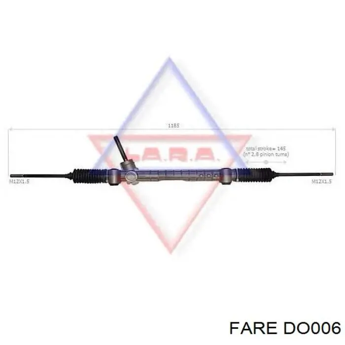 DO006 Fare Listwa kierownicza (maglownica)