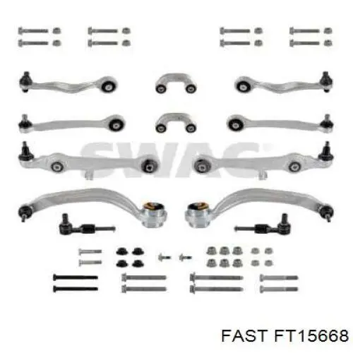 Zestaw wahaczy zawieszenia przedniego Fast FT15668 cena, od 225,52 USD