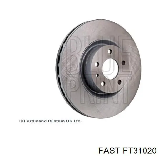 FT31020 Fast tarcza hamulcowa przednia